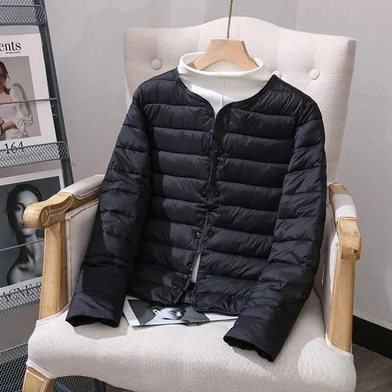 Autumn Winter Women Short Down Cotton Jacket Women Parkas Thin Light Liner Warm Coat Female Casual Outwear Lady Tops