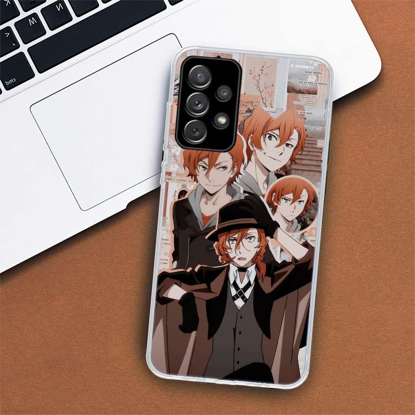 Bungo Stray Dogs Poster Anime Phone Case For Samsung Galaxy A51 A71 A50 A70 A40 A30 A20E A10 A41 A31 A21S A11 A01 A6 A8 + A7 A9