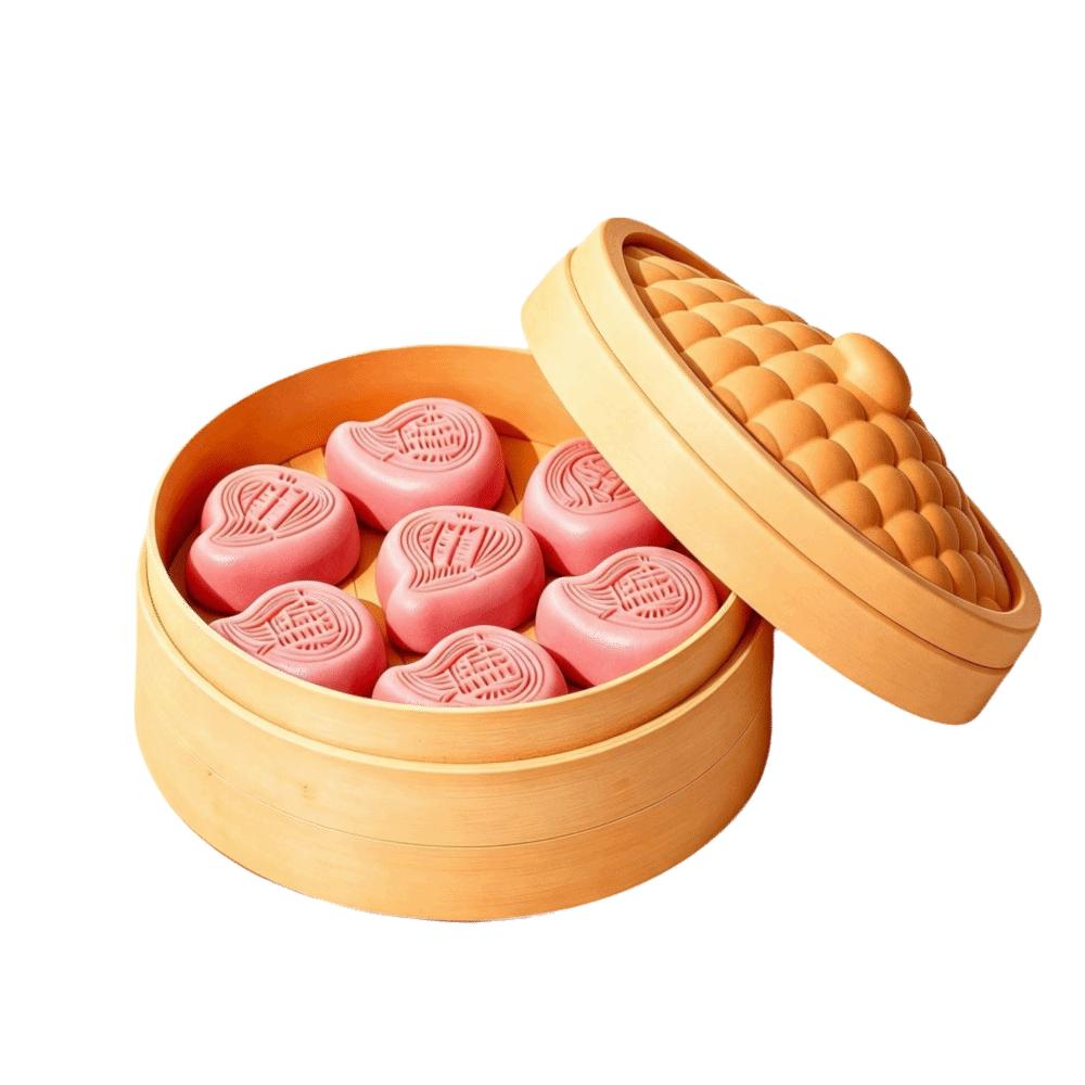 Stress Relief Simulation Steamed Buns Finger Button Keyboard Clicker Toy Gifts
