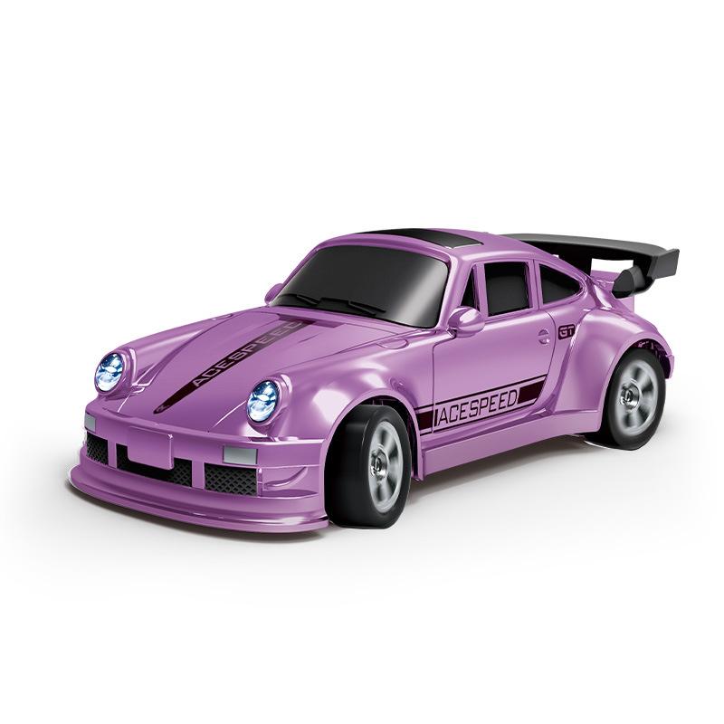 TK Cross-border Explosions Half Scale 1/64 Mini RC Remote Control Car 2.4G Drift Car Toy With Lights Boy Toy