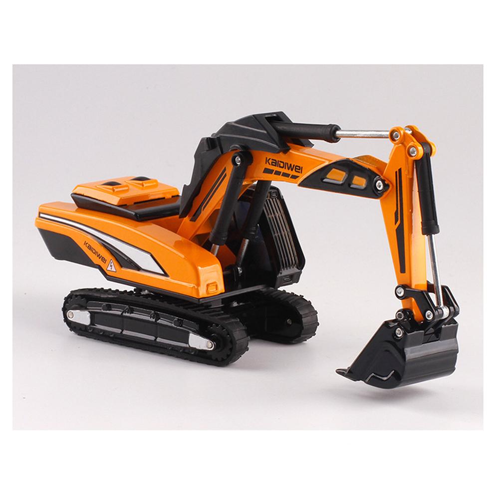 1/87 мини-экскаватор из сплава, модель для детей и взрослых, статическая игрушка Clawer, инженерный автомобиль, имитационная модель автомобиля, коллекция, подарок для детей