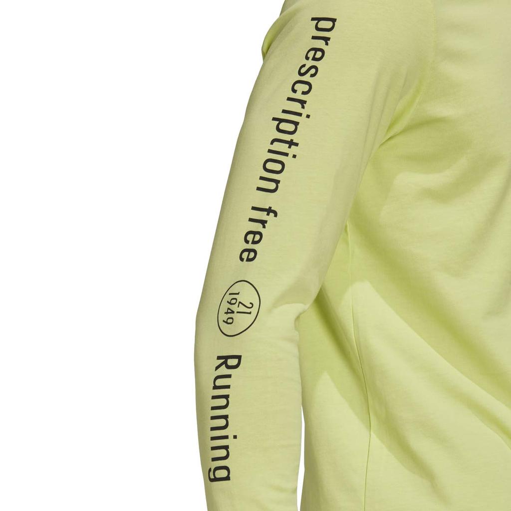 Adidas Side Effects Long Sleeve T-Shirt Men Tops Yellow GJ6470