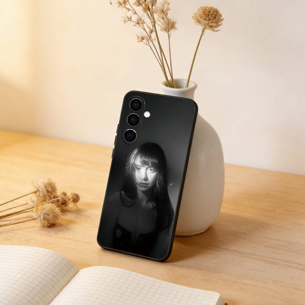 Чехол для телефона Anne Hathaway Черный Силиконовый Мягкий Для Samsung Galaxy A73,A72,A71,A70,A53,A52,A51