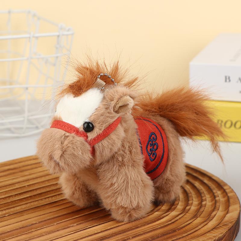 2026 год Подвеска-брелок Лошадь Сувениры для вечеринок Мультяшная лошадь Украшение Лошадь Украшение Год Лошади Брелки для сумок