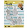 Skater Stamp Cookie Cutter Set (4 pieces) - Moomin design, Bread Cutter, CSM1-A