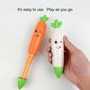 Телескопическая игрушка-редис, забавная волчок, снятие стресса, декомпрессия, портативная гравитационная игрушка-морковка, подарок на день рождения для детей и взрослых
