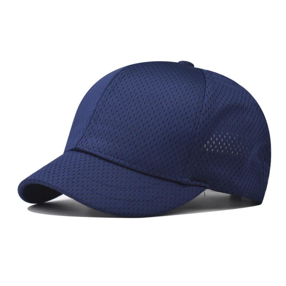 Quick Drying Mesh Cap Breathable Trucker Caps Versatile Short Brim Baseball Cap  Unisex