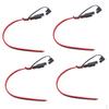 4x 30 см 14AWG DC SAE адаптер кабель удлинитель зарядка от солнечной батареи