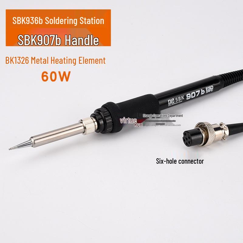 Ручка паяльной станции White Light SBK936B - 6-отверстий 907 BK Ручка паяльника с постоянной температурой