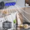 Портативный вентилятор-кондиционер, перезаряжаемый настенный охлаждающий вентилятор с 3 скоростями и светодиодным сенсорным экраном, бесшумный охладитель воздуха для кухни