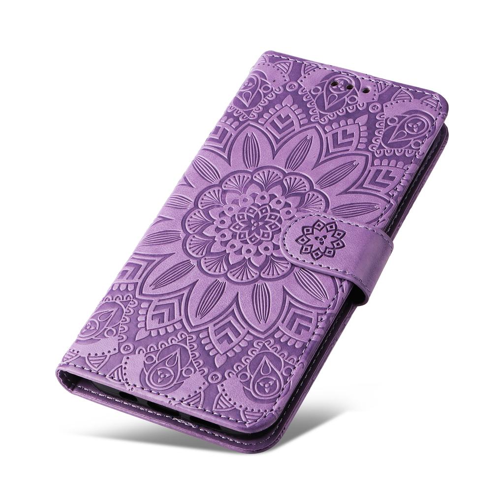 For OnePlus Nord 4 Case Sunflower Imprint Leather Wallet Phone Cover