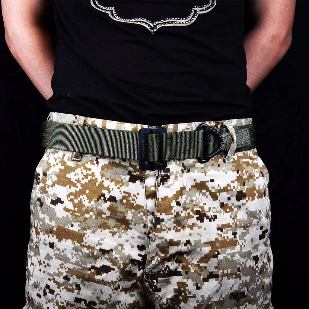 Мужской тактический ремень из быстросохнущего нейлона для активного отдыха - военный стиль, многофункциональный холст, идеально подходит для спецподразделений и тренировок.