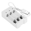 A03 White ABS Eco Friendly High Temperature Resistance 3 Slot USB Charger Charging for Aa AAA