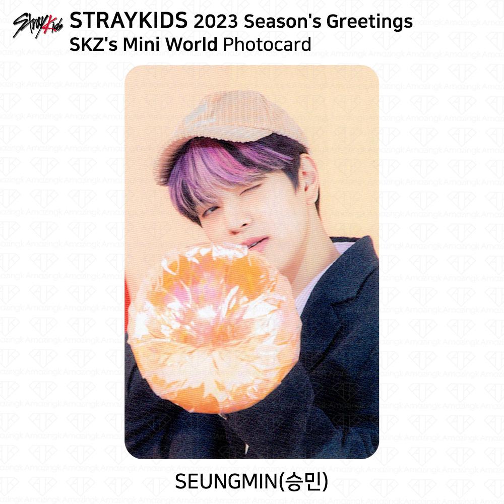 Stray Kids 2023 Новогодние поздравления Селфи Фотокарточка 4cut Photo JYP Shop Benefit