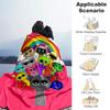 1pc Blanket Sprunki7 Print Design, Lightweight Blanket for Sofa, Bed- Soft &Warm, Gift for All Seasons like Christmas, Halloween