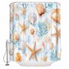 Морской Коралл Морское Существо Шторки для Душа Водонепроницаемые Шторки для Ванной Декор для Дома Современная Роскошная Шторка для Ванной
