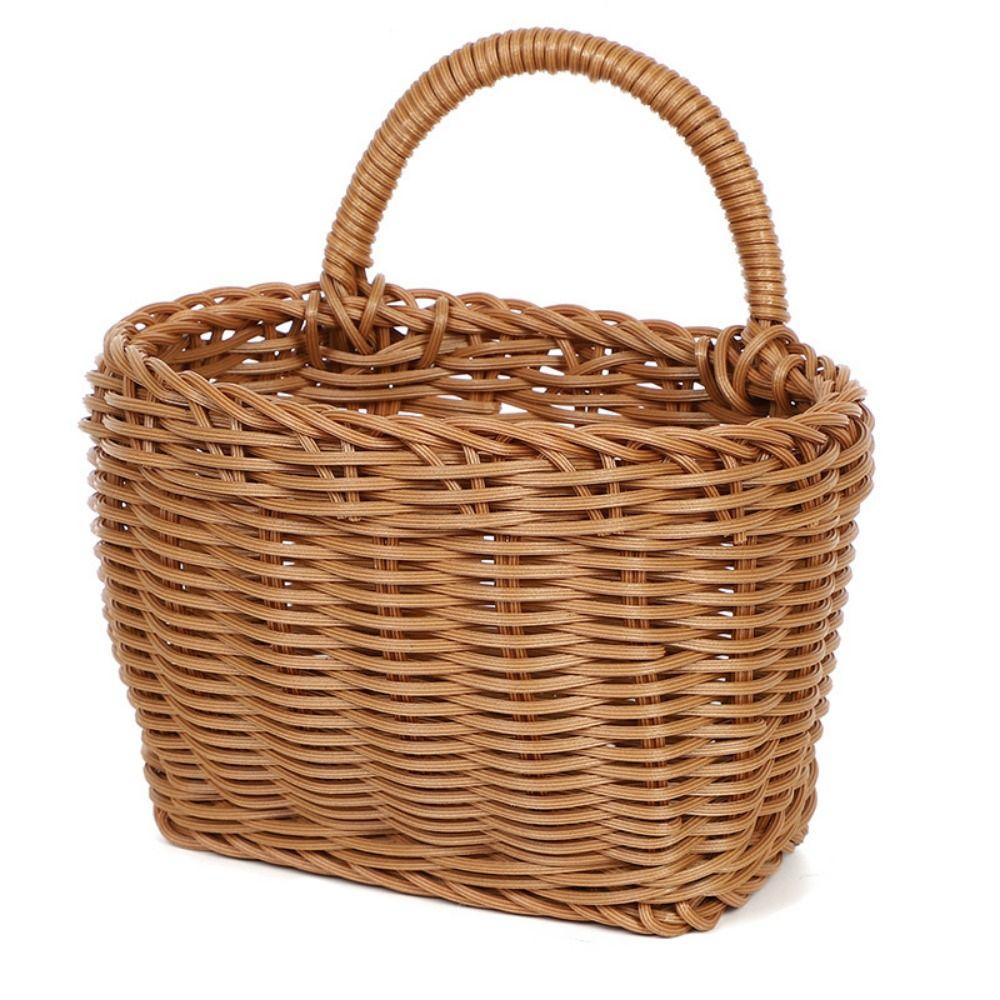 Woven Vegetable Fruit Storage Baskets Hanging Garden Plant Baskets  Kitchen Decoration