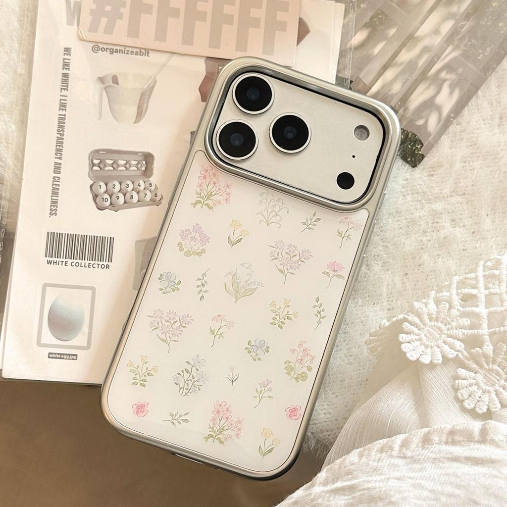 Художественный чехол для телефона с цветами для iPhone 16, iPhone 17 и iPhone 17 Pro Max