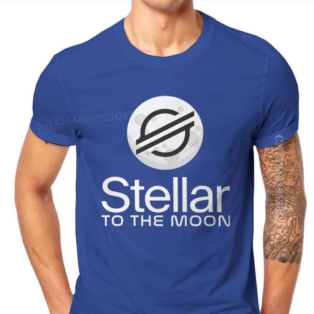 Classic Hip Hop Tshirts Stellar Crypto XLM Coin Cryptocurrency Tops Comfortable Unisex T Shirts Unisex Tshirt Clothing Gift Clothes