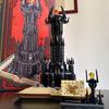 969PCS Magic Gastle On Book Lord Rings Sauron Eye Building Blocks with Led Light Assemble Brick Collection Toy Boy Kids Gifts