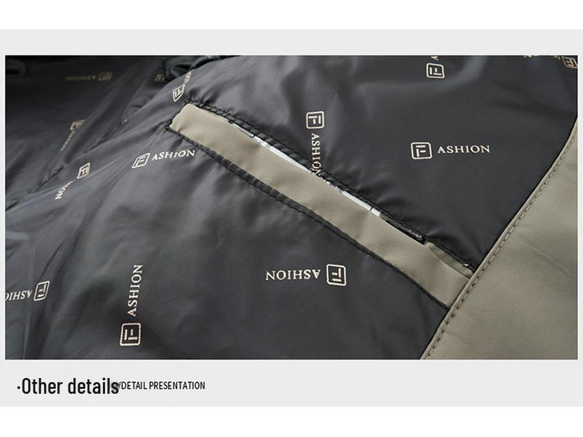 Мужская зимняя толстая пуховая куртка - Короткая, Большого размера, Повседневный свободный крой, 90% белый утиный пух