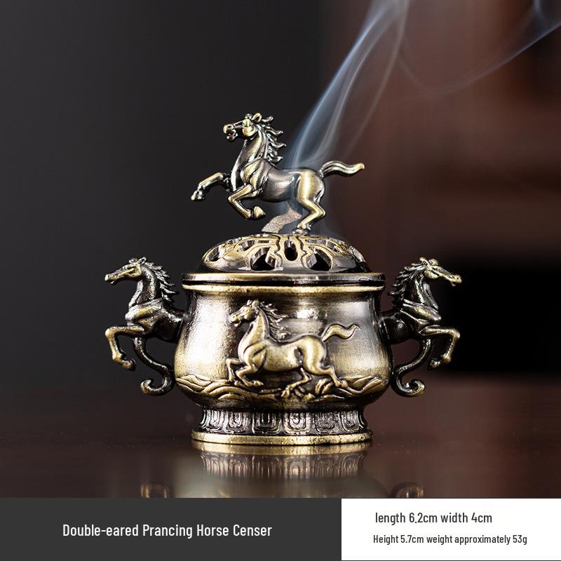 Благоприятная Облако Бошань Аромалампа - Мини Настольная Подставка для Благовоний из Сандала для Чая и Внутренних Церемоний.