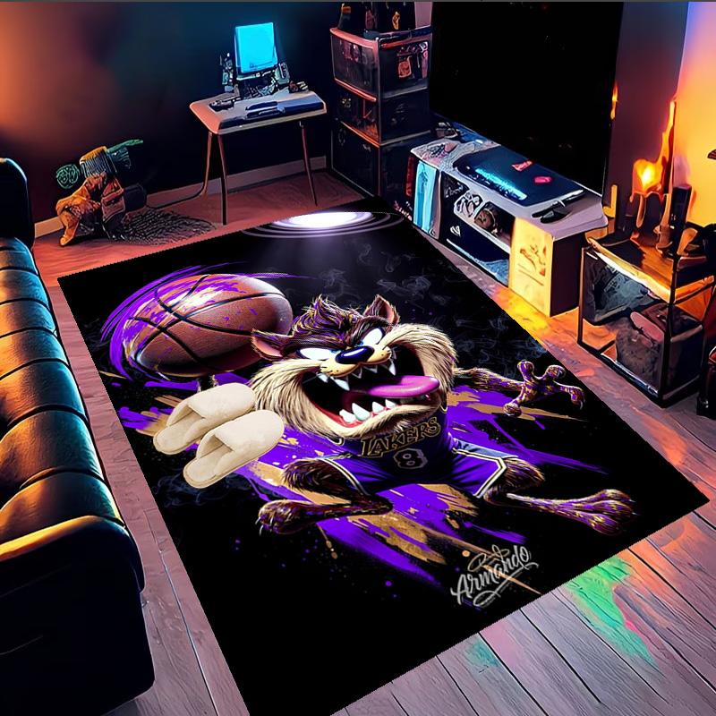 Tazmanian Devil's Fury Area Rug Suitable for Indoor And Outdoor,Carpets for Kitchens, Homes, Offices, Living Rooms,Home Decor,Christmas Gift