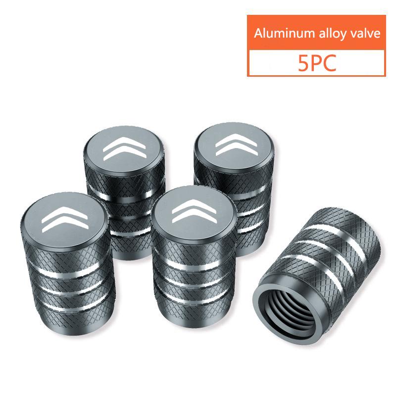 5Pcs Metal Alloy Car Wheel Tire Valve Stem Caps For Citroen C4 C3 C5 C1 C2 Berlingo C-Elysee C4-Picasso C4-Aircross Accessories alp123