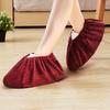 1 Pairs Thicken Plush Shoe Covers Reusable Anti-Slip Soles Durable Wear-Resistant Foot Covers For Indoor Outdoor Shoe Covers