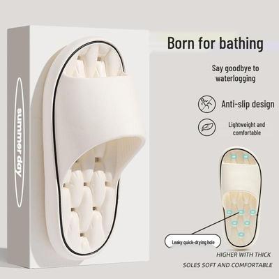 Женские и мужские летние шлепанцы из высококачественного ЭВА: Для помещений, Нескользящие, Без запаха с уникальным комфортом.