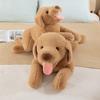 New Labrador Plush Toy Cute Puppy Tongue Sticking Out Children's Pillow Doll Sofa Ornament Dog Doll