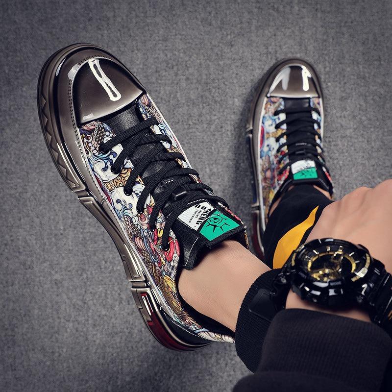 Модная мужская повседневная обувь Весенние низкие повседневные кроссовки На все случаи жизни Мужская обувь