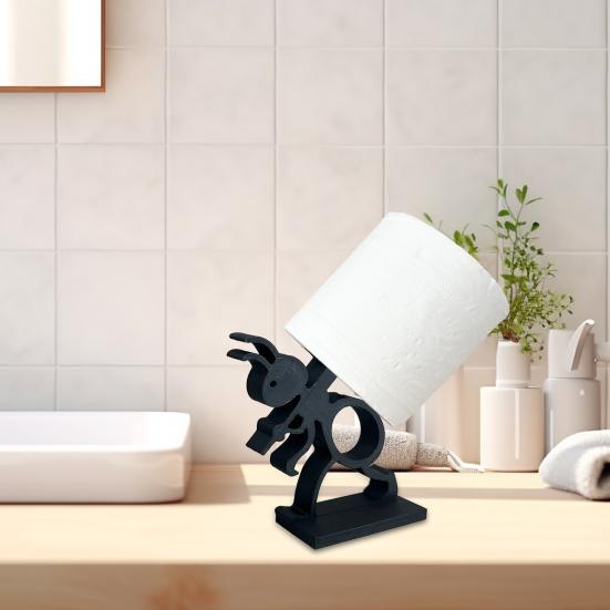 Ant Cart Shape Toilet Paper Holder 3D Printed Lightweight Ant-themed Ant Toilet Paper Rack Bathroom Accessory