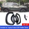 Toyota Prado LC50 (2014-2017) Широкие расширители крыльев с заклепками