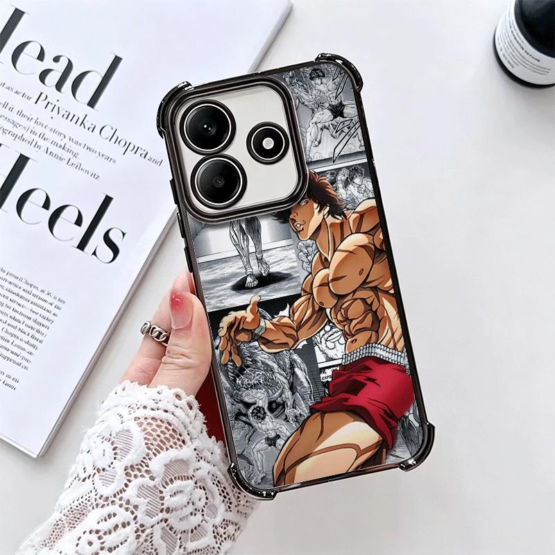 Бейби Грапплер Аниме Покрытие Чехол для Телефона Для Xiaomi Redmi Note 14 15 Pro Plus 13 12 11 11S 11T 10 9S 9 5G Противоударный Airbag Co