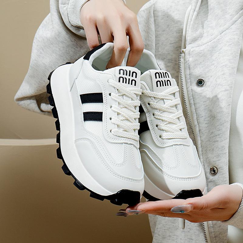 Ins Korean Version Mesh Dad Shoes Women's 2024 Autumn New Breathable Female Student Sports Shoes Casual Shoes G6831