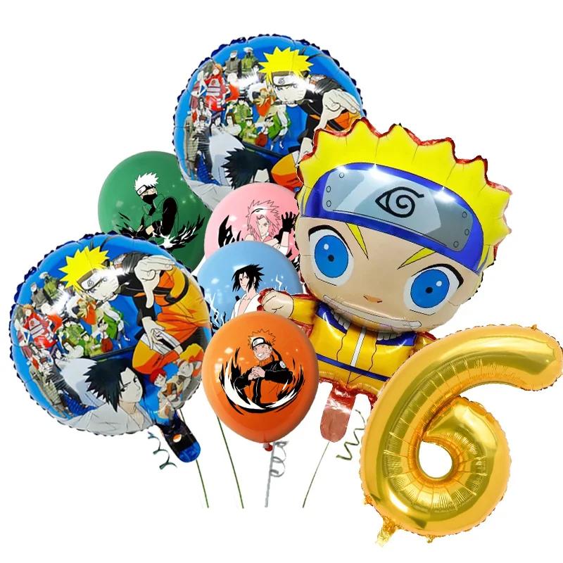 Наруто Декорации Мультяшные День Рождения Деко Повязка на Голову Подарки для Гостей Рюкзак Постер Одноразовая Посуда для Вечеринки Скатерть Тарелки Стаканы