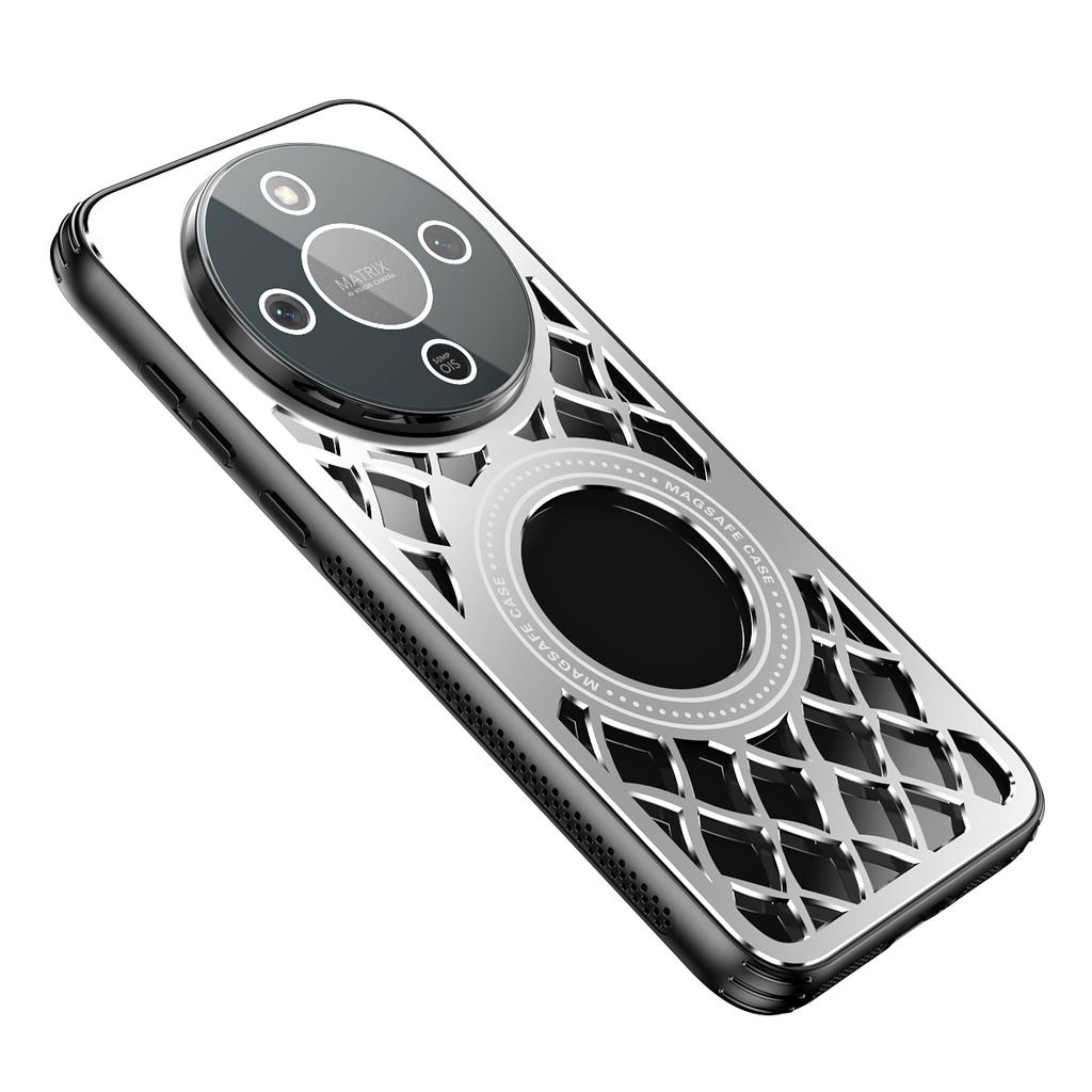 Чехол из алюминиевого сплава с магнитным креплением для отвода тепла Honor X9D для Honor Magic 8 Lite, беспроводная зарядка, защитная пленка для объектива, противоударный чехол для X70 X9D