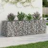 Gabion Raised Bed Silver