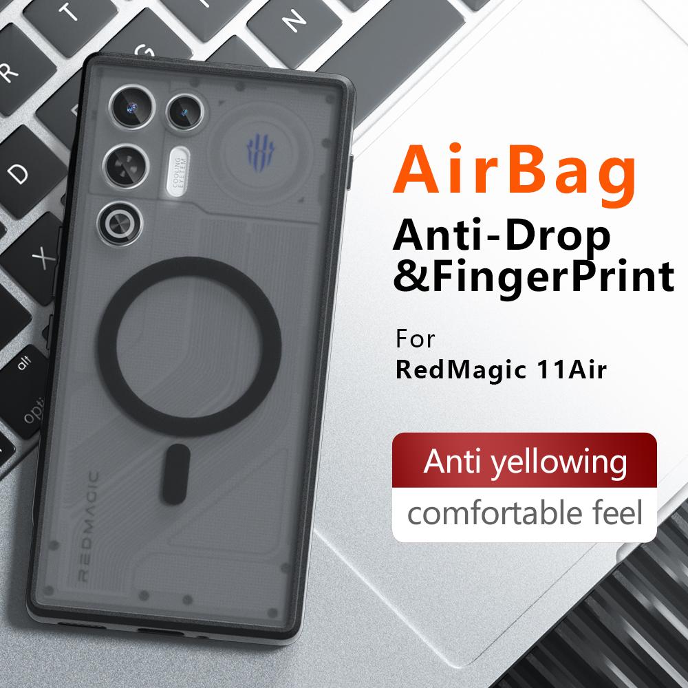 Для Magsafe Магнитный Беспроводной Зарядный Чехол Для RedMagic 11 Air RedMagic11Air 5G Ударопрочная Задняя Крышка Coque