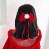 Plush Hair Grip Bowknot Chinese New Year Hairpins Bow Hair Hoop Hair Rope Kids Chinese Hair Clips