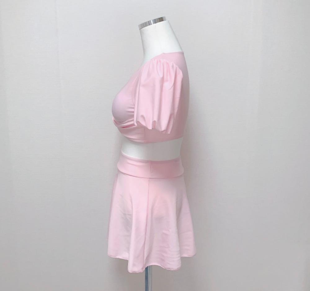 Корейский Хит Продаж Купальник-Юбка из Двух Частей - Купальник в Стиле Чистого Желания для Женщин