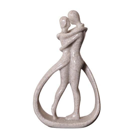 Обнимающаяся пара, обнимающая мужчин и женщин, статуэтка из смолы, скульптура для домашнего офиса, свадебной вечеринки