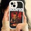 1 шт. Чехол для телефона из кожи в стиле фильма «Рэмбо: Первая кровь» для iPhone 16 15 14 13 12 11 Pro Max Plus Ударопрочный чехол