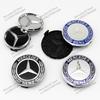 Hot 4pcs 56mm 75mm Car Wheel Center Hub Caps Cover Auto Accessories Mercedes Benz Amg C180 C200 C260 W108 W124 W126 W140 W168 W176 DW1