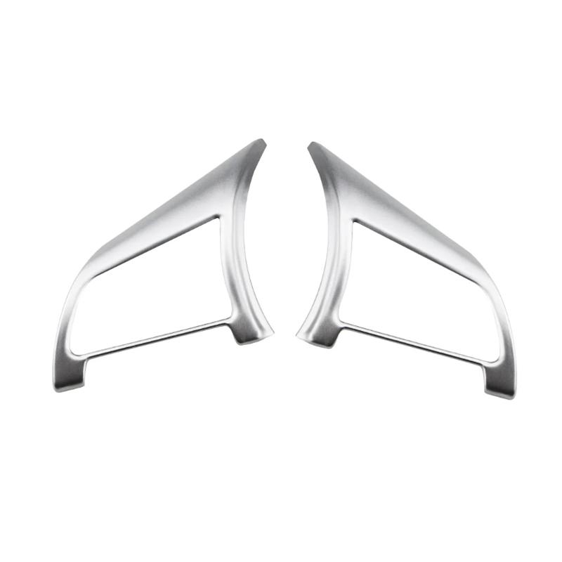 For Nissan Xtrail T32 Rogue Note Qashqai J11 Versa Juke Micra Kicks Leaf Sentra Car Steering Wheel Trim Sticker Cover