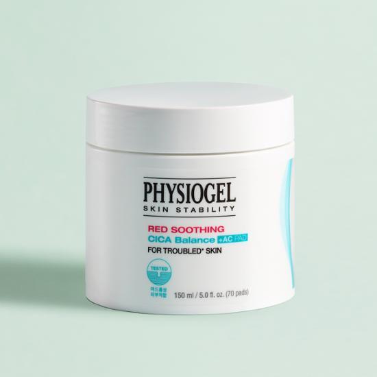 Physiogel Red Soothing Cica Balance Plus AC Calming Pads 70 Sheets
