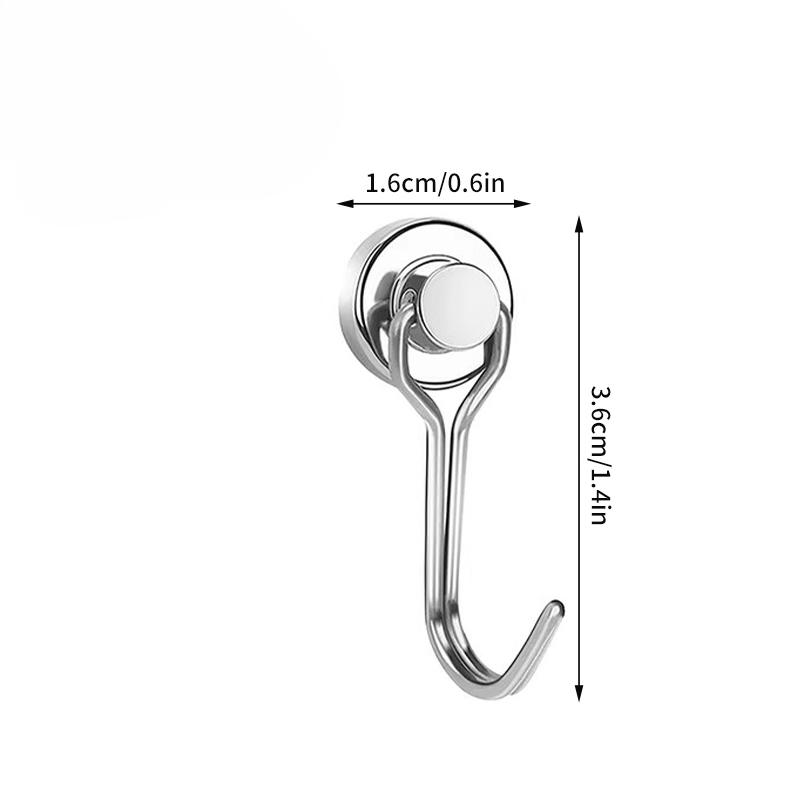 1/5/10 шт. Сильные магнитные крючки Кухонный крючок для ключей Магнитный крючок Холодильник Многоцелевые крючки для хранения Вешалки для ванной комнаты Товары для дома