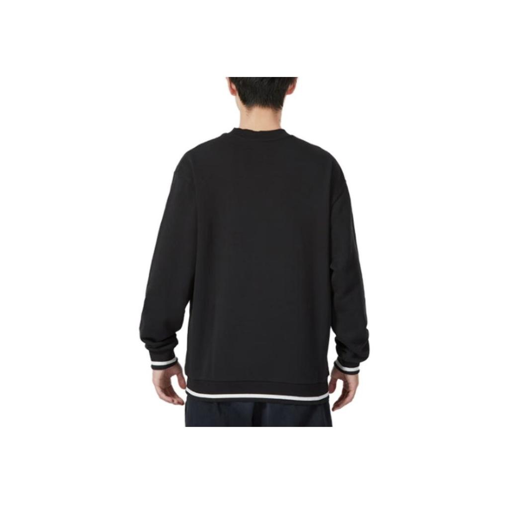 Puma Спортивный повседневный свитер с надписью Letter, американский винтажный свитшот, мужская толстовка, черный цвет 678422-01