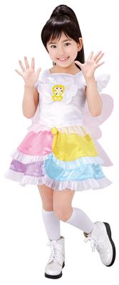 Заряд счастья PreCure! Костюм персонажа в невинном стиле для девочек, размеры 105 см - 115 см